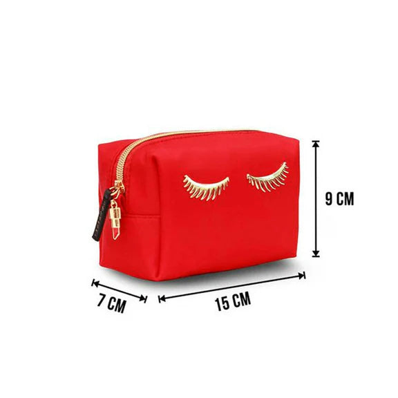 Colorbar Pouch Lips & Lashes (Small Pouch) - Crimson - 1 Pouch