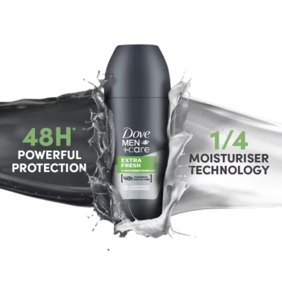 Dove Men + Care Extra Fresh Anti - Perspirant Roll - On - 50 ml