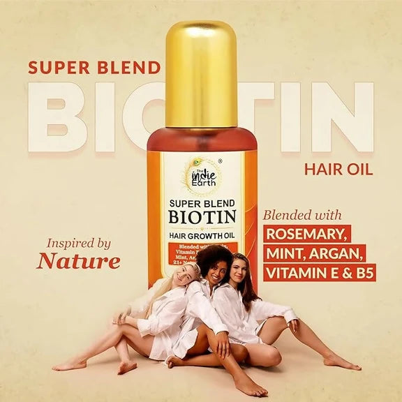 The Indie Earth Rosemary Mint Biotin Hair Oil - 100 ml
