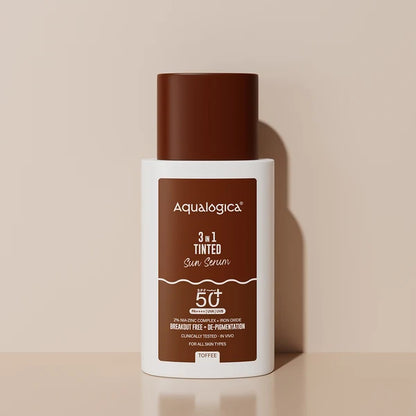 Aqualogica 3-in-1 Tinted Sun Serum