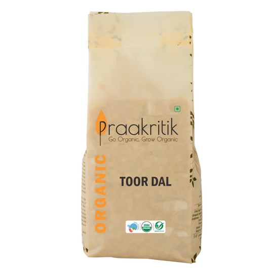 Praakritik Organic Tuvar Dal - 500 gm