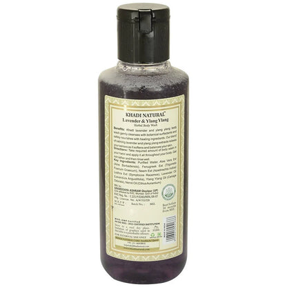 Khadi Natural Lavender & Ylang Ylang Herbal Body Wash - 210 ml