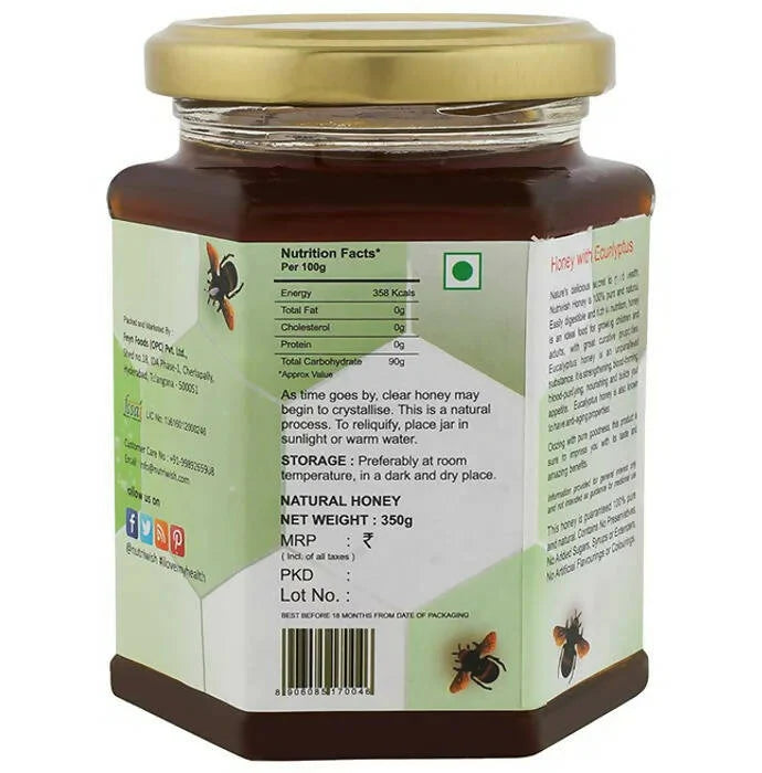 Nutriwish 100% Pure Organic Honey Eucalyptus