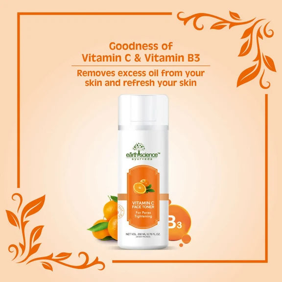 Earth Science Ayurveda Vitamin C Face Toner - 200 ml