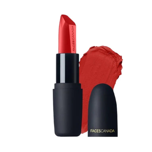 Faces Canada Weightless Matte Finish Lipstick - Bombshell Red 09 - 4 gm