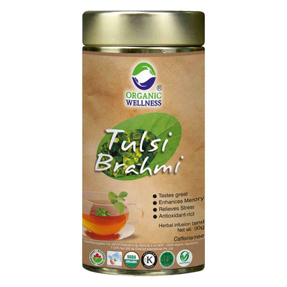 Organic Wellness Tulsi Brahmi Tin Pack
