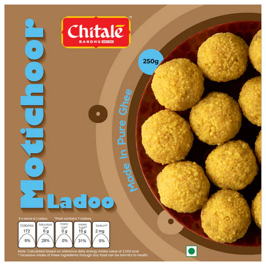 Chitale Bandhu Motichoor Ladoo - 250 gm