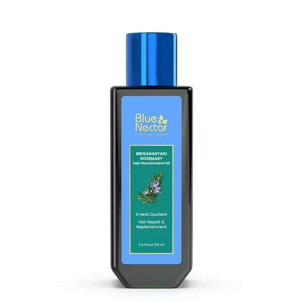 Blue Nectar Briganantadi Rosemary Hair Nourishment Oil - 100 ml