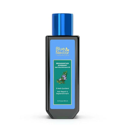 Blue Nectar Briganantadi Rosemary Hair Nourishment Oil - 100 ml