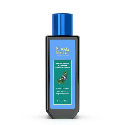 Blue Nectar Briganantadi Rosemary Hair Nourishment Oil