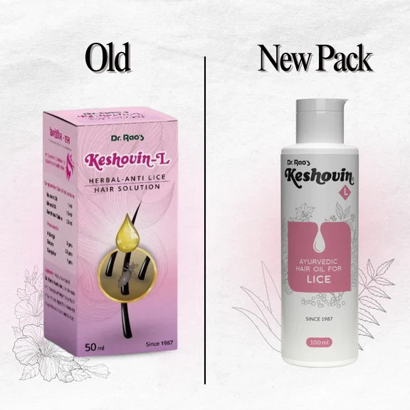 Dr. Rao's Keshovin -L Herbal Anti Lice Hair Oil