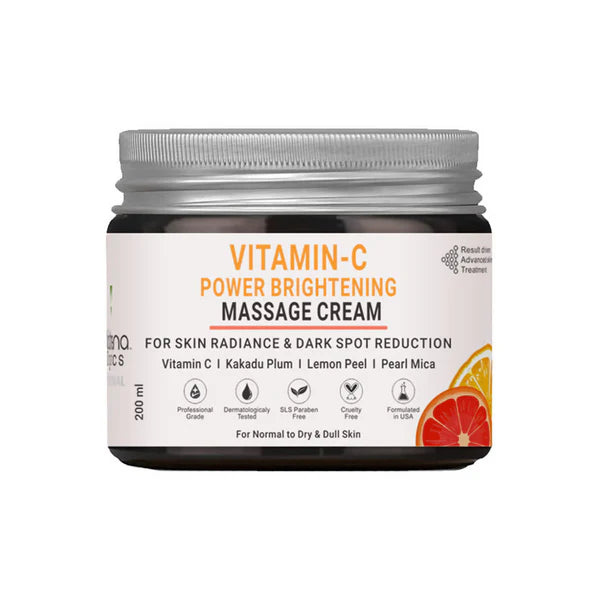 Volamena Organics Vitamin C Power Brightening Massage Cream - 200 ml