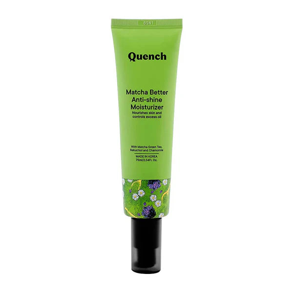 Quench Botanics Matcha Better Anti-Shine Moisturizer - Korean Skincare - 75 ml
