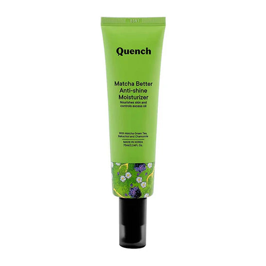 Quench Botanics Matcha Better Anti-Shine Moisturizer - Korean Skincare - 75 ml