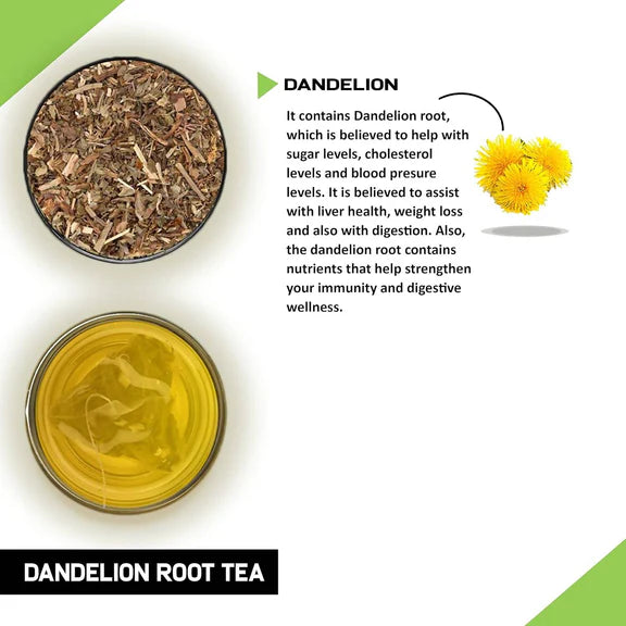 Teacurry Dandelion Root Tea Bags - 30 Teabags