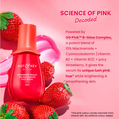 Dot & Key Strawberry Bright 10% Niacinamide Face Serum - 30 ml