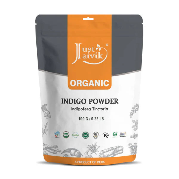 Just Jaivik Organic Indigo Powder - 100 gm