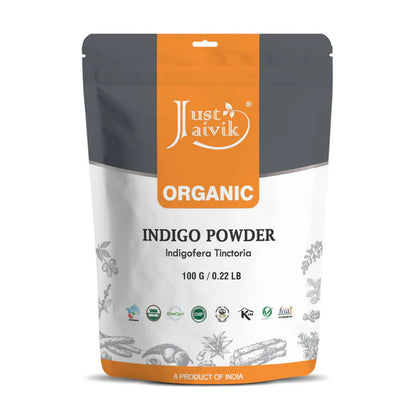 Just Jaivik Organic Indigo Powder - 100 gm