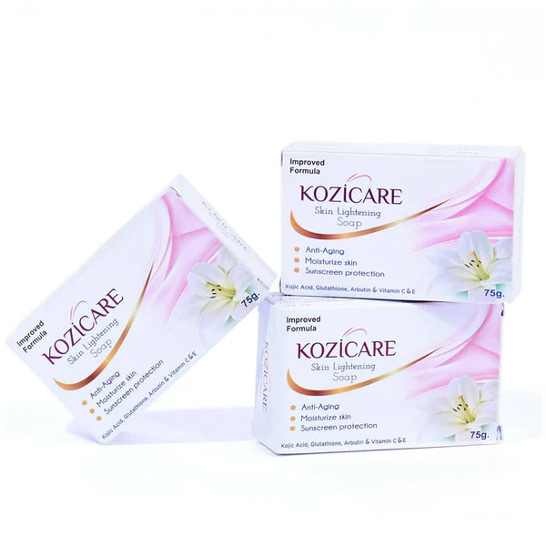 Healthvit Kozicare Skin Lightening Soap - 75 gm - Pack of 3