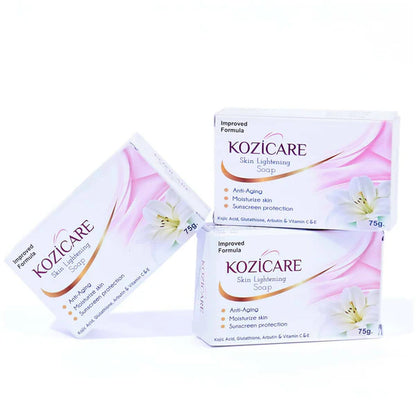 Healthvit Kozicare Skin Lightening Soap - 75 gm - Pack of 3