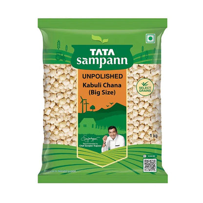 Tata Sampann Unpolished Kabuli Chana (Big Size) - 1 kg