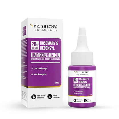 Dr. Sheth?? Rosemary & Redensyl Hair Serum-in-Oil for Hair Growth & Reduce Hair Fall