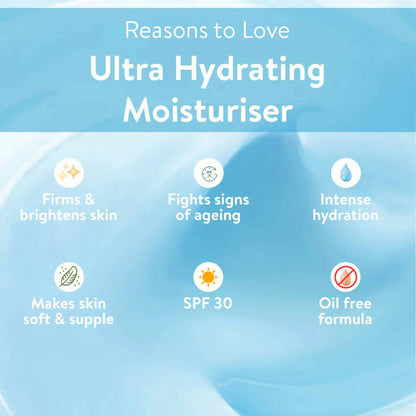 Belora Paris Ultra Hydrating Moisturizer with SPF 30 - 50 gm