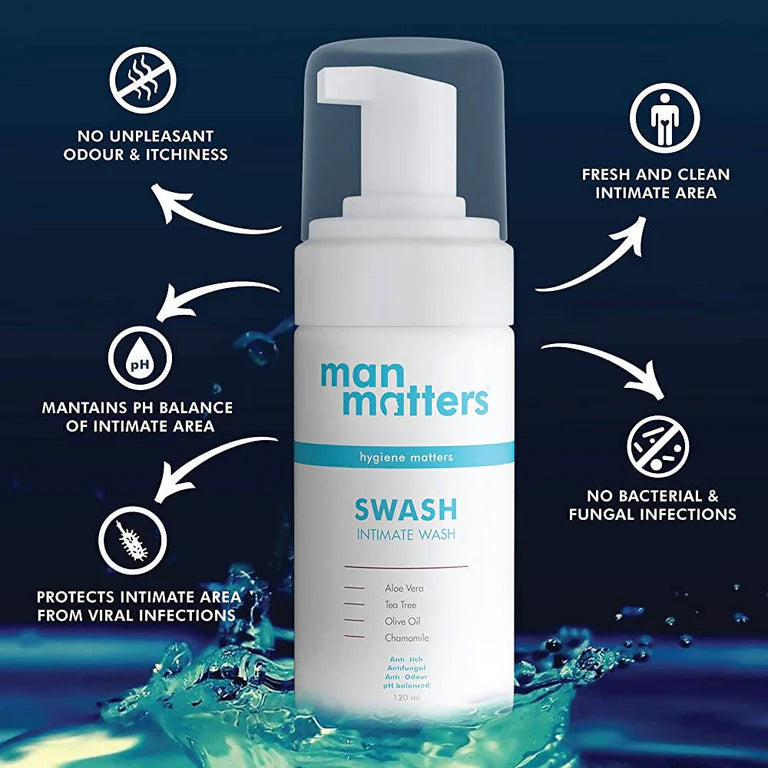 Man Matters Swash Intimate Wash for Men - 120 ml