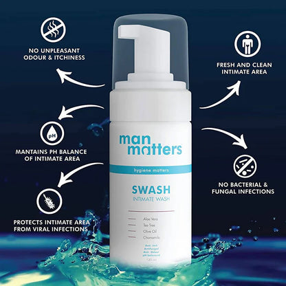 Man Matters Swash Intimate Wash for Men - 120 ml