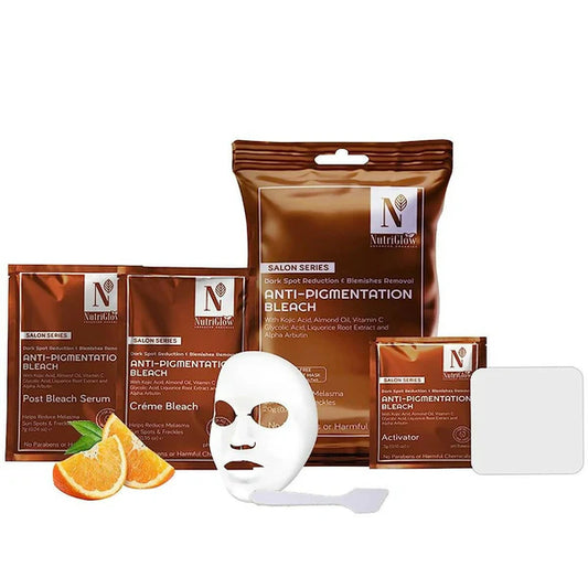 NutriGlow Advanced Organics Anti-pigmentation Bleach (6 in 1) - 20 gm