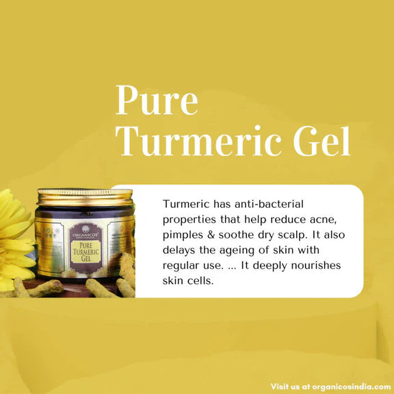 Organicos Pure Turmeric Gel - 150 gm