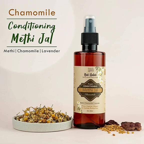 Nat Habit Chamomile Conditioning Methi Jal Hair Serum Spray - 200 ml