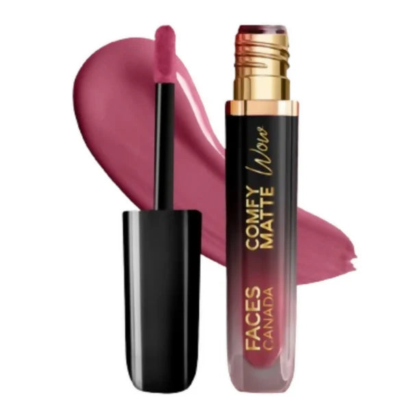 Faces Canada Comfy Matte Wow Liquid Lipstick - Pink Petal 09 - 3.8 ml