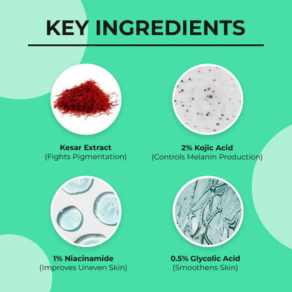 Dr. Sheth's Kesar & Kojic Acid Daily Pigmentation Correction Face Cream & Body Lotion