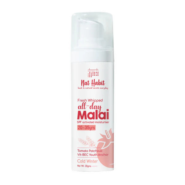 Nat Habit Tomato Patchouli Malai Face Moisturizer - 30 gm
