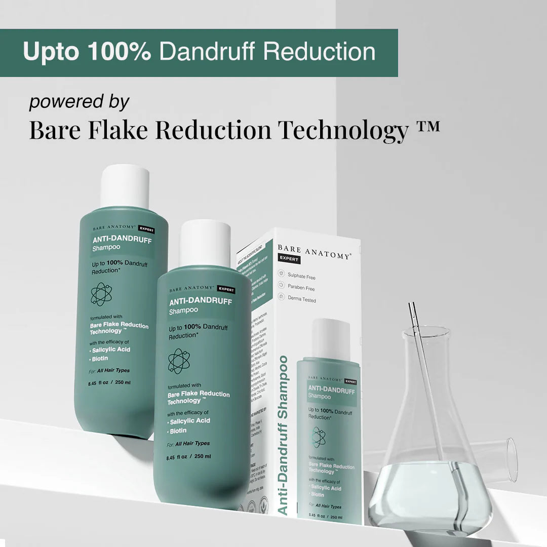 Bare Anatomy Expert Scalp Scrub & Anti Dandruff Shampoo Duo - combo