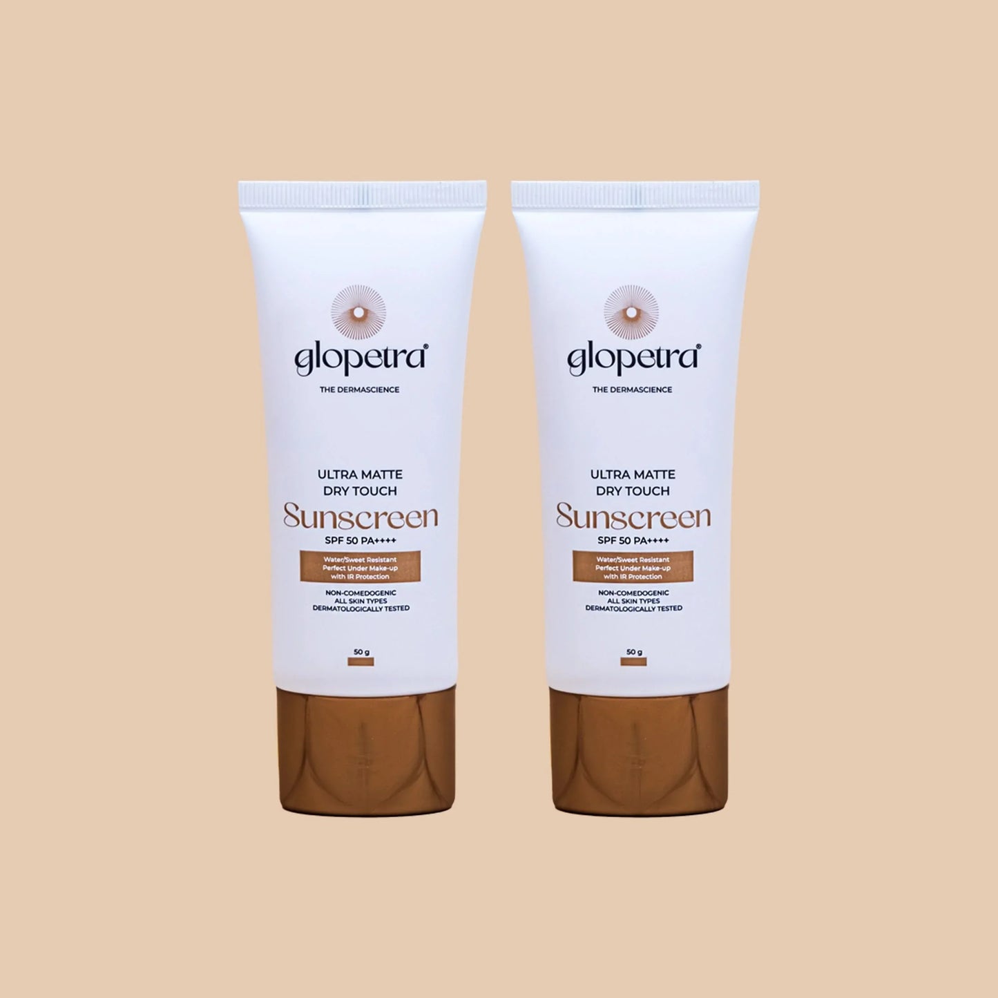 Glopetra Ultra Matte Dry Touch Sunscreen Spf 50 Pa+++ - 50 gm