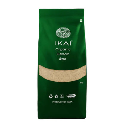 IKAI Organic Besan (Gram Flour) - 450 gm