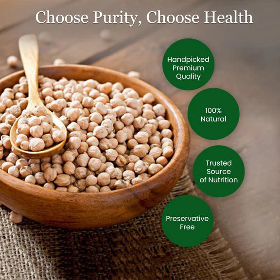 IKAI Organic Kabuli Chana (White Chickpea) - 500 gm
