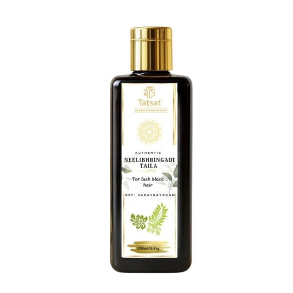 Tatsat Neelibhringadi Classical Ayurvedic Hair Oil For Lush Black Hair - 200 ml