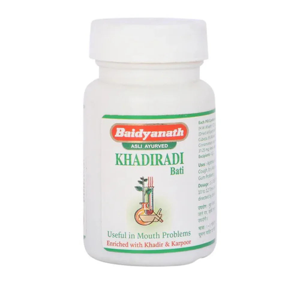 Baidyanath Jhansi Khadiradi Bati