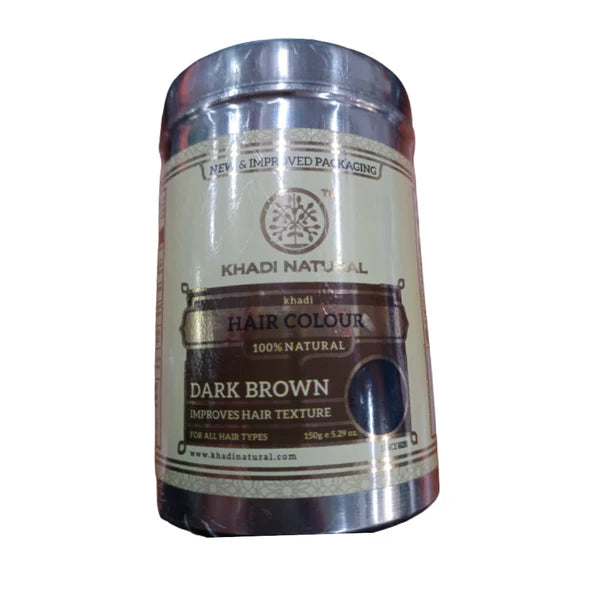 Khadi Natural Herbal Hair Colour Dark Brown - 150 gm