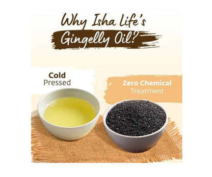 Isha Life Cold Pressed Gingelly Oil - 500 ml