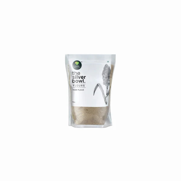 Vijaya Traditional Recipes The Silver Bowl Finger Millet (Ragi) Flour - 1 Kg - Pack of 2
