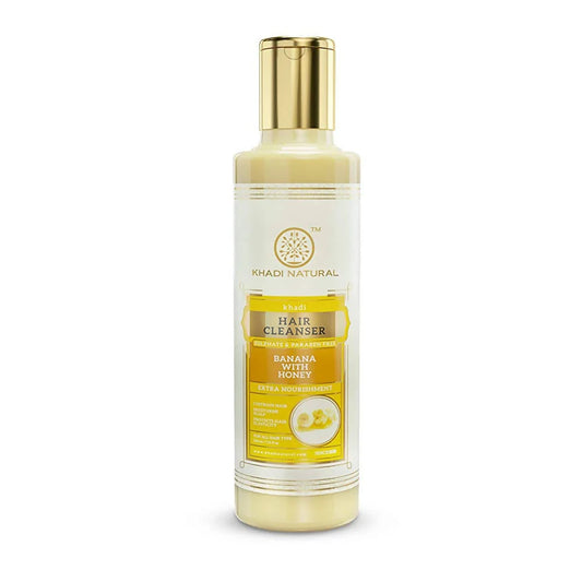 Khadi Natural Banana With Honey Hair Cleanser - 210 ml
