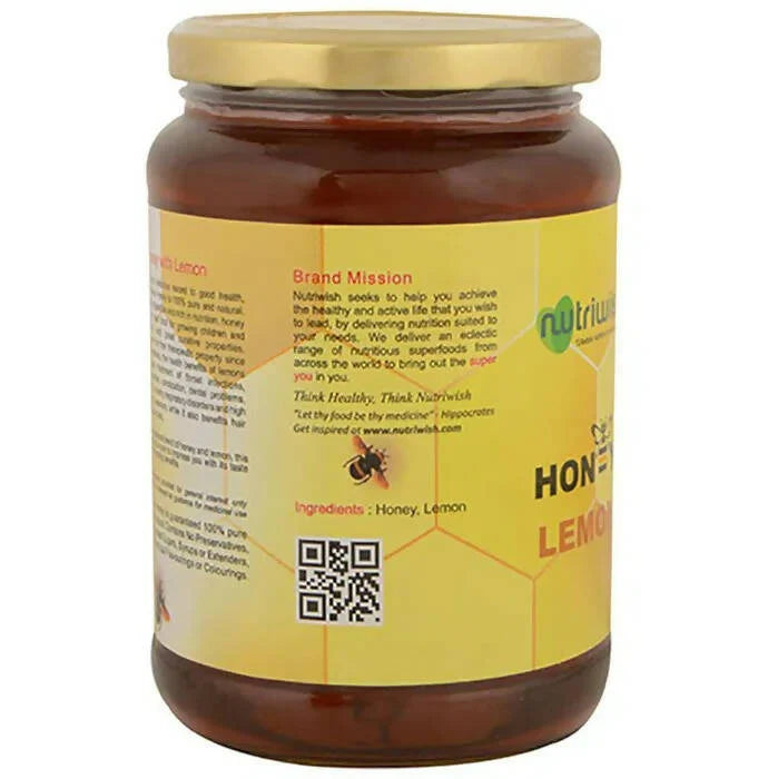 Nutriwish 100% Pure Organic Honey Lemon