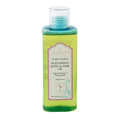 Amritam by Good Earth Ylang Ylang Moisturising Body & Hair Oil - 225 ml