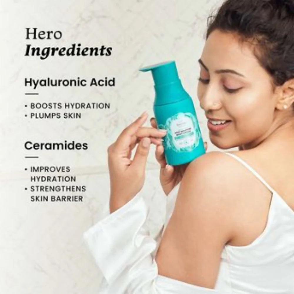 Foxtale Hydrating Body Lotion 72 HR Hydration Lightweight Serum-In-Lotion With Hyaluronic Acid & Ceramides - 200 ml