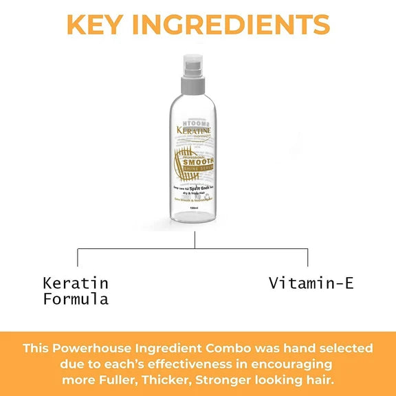 Keratine Professional Smooth Shine Hair Serum - 100 ml