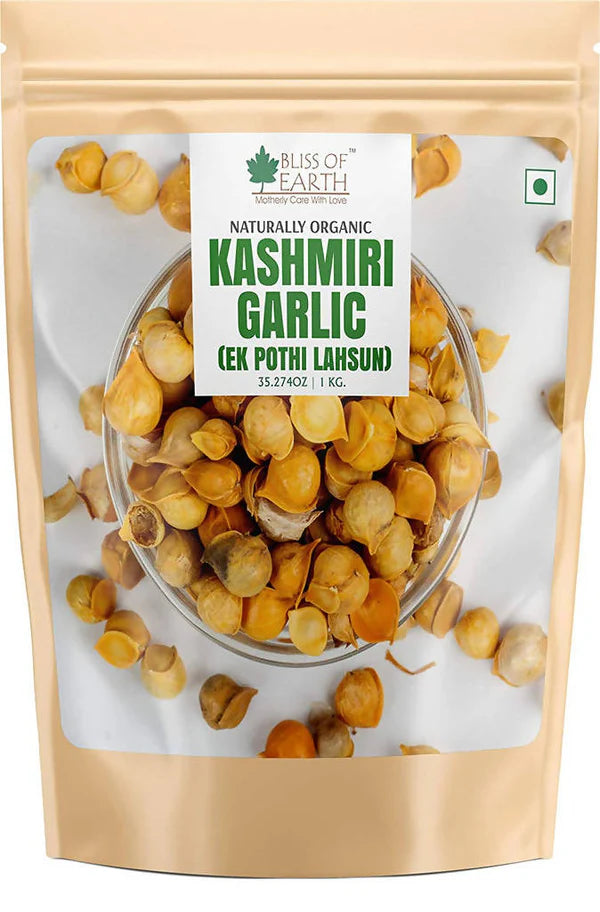 Bliss of Earth Naturally Organic Kashmiri Garlic - 1 kg